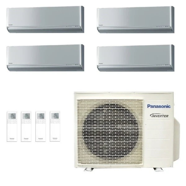 Acondicionado Panasonic Cuatro Split 7+7+7+18 XZ Etherea CU-4Z80TBE