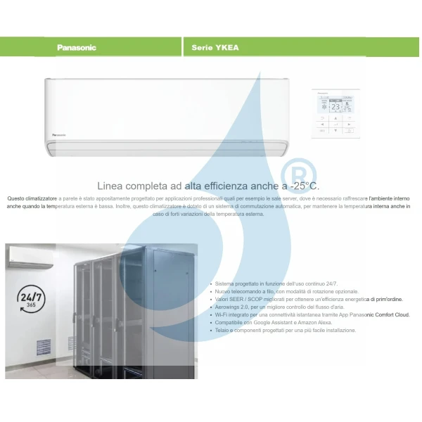 Acondicionado Panasonic Mono Split 24000 Btu CS-Z71YKEA