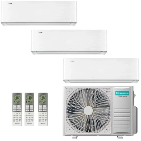 Hisense Tres Split 9+12+12 Energy PRO X Blanco 4AMW81U4RJC