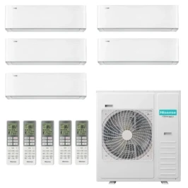 Hisense Cinco Split 9+9+9+12+12 Energy PRO X Blanco 5AMW125U4RTA