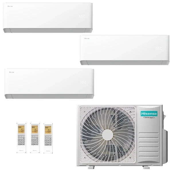 Hisense Tres Split 9+9+12 UNI HB Blanco 3AMW52U4RJC