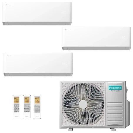 Hisense Tres Split 9+18+18 UNI HB Blanco 4AMW105U4RAA