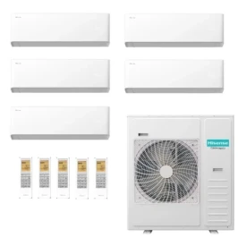 Hisense Cinco Split 9+9+9+9+18 UNI HB Blanco 5AMW125U4RTA