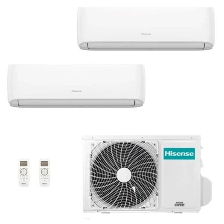 Hisense Dual Split 7+18 Btu Hi Comfort Blanco 3AMW62U4RJC
