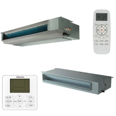 Hisense Dual Split 12+12 Btu Canalizado  3AMW62U4RJC
