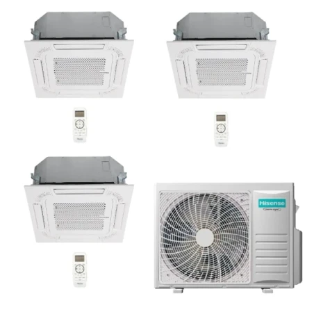 Aire acondicionado Hisense Tres Split 9+12+12 60x60 3AMW72U4RJC
