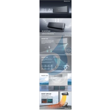 Hisense Cuatro Split 12+12+12+18 Energy PRO X Blanco 4AMW105U4RAA