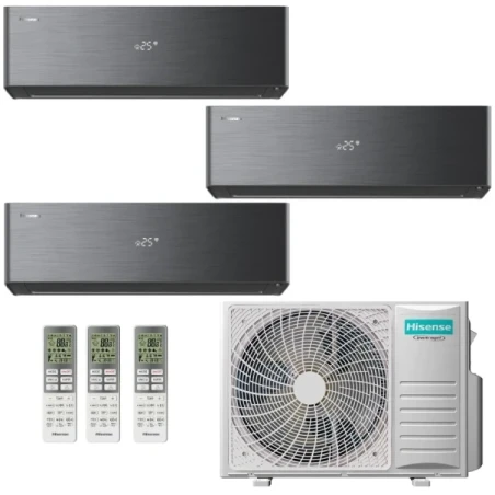 Hisense Tres Split 12+12+12 Energy PRO X Negro 4AMW81U4RJC