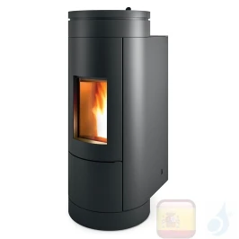 Estufa de pellets MCZ 8.1 kW Wall Air 8 M1 metal Negro 7119031