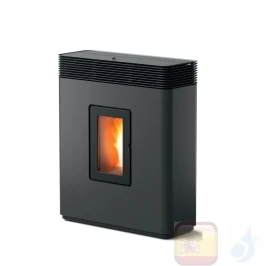 Estufa de pellets MCZ 13.8 kW Philo Comfort Air 14 UP! M1 metal Negro