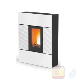 Estufa de pellets MCZ 7.8 kW Ray Comfort Air 8 M1 cerámico Blanco