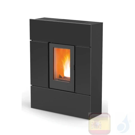 Estufa de pellets MCZ 7.8 kW Ray Comfort Air 8 M1 metal Negro