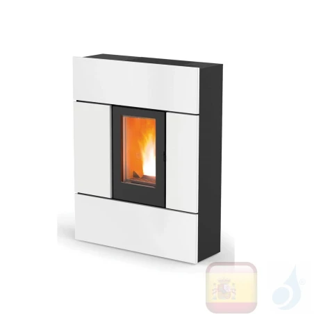 Estufa de pellets MCZ 7.8 kW Ray Comfort Air 8 UP! M1 metal Blanco