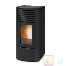 Estufa termo de pellets MCZ 22.8 kW Clio Hydro 23 metal Negro 6916042