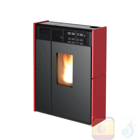 Estufa de pellets MCZ 8.8 kW Linea Comfort Air 9 M1 cerámico Bordeaux