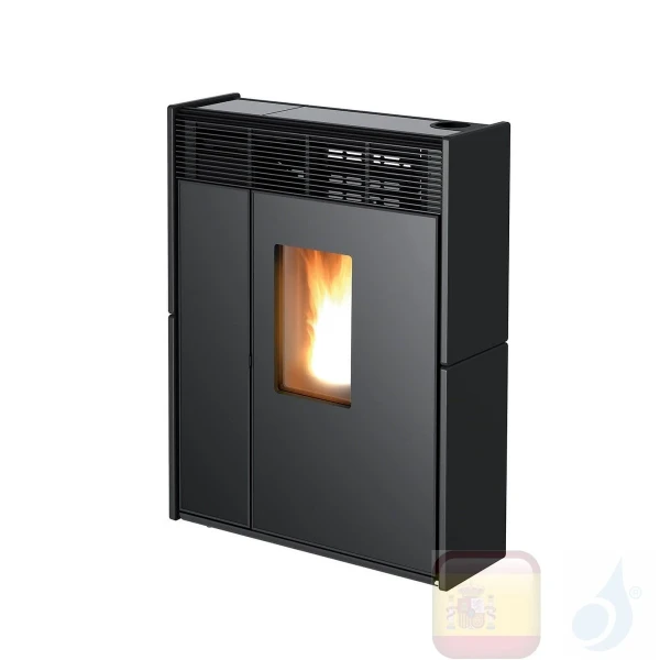 Estufa de pellets MCZ 8.8 kW Linea Comfort Air 9 UP! M1 cerámico Negro