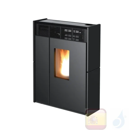 Estufa de pellets MCZ 8.8 kW Linea Comfort Air 9 UP! M1 cerámico Negro