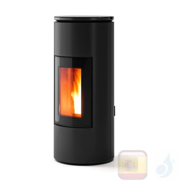 Estufa de pellets MCZ 8.1 kW Mood Comfort Air 8 M1 metal Negro