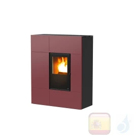 Estufa de pellets MCZ 11.9 kW Stream Comfort Air 12 M1 metal Bordeaux
