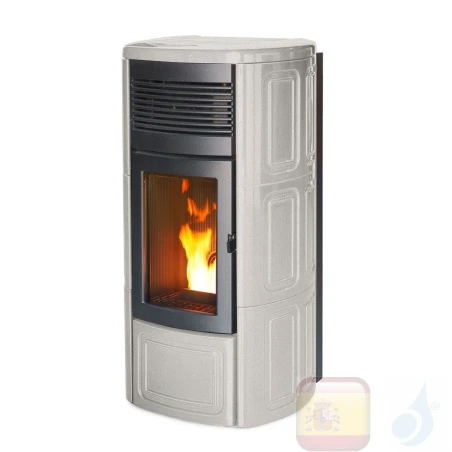 Estufa de pellets MCZ 10.0 kW Suite Air 10 UP! M1 Salt and pepper