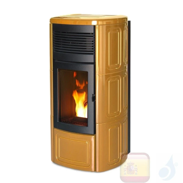 Estufa de pellets MCZ 11.9 kW Suite Comfort Air 12 UP! M1 Old Amber