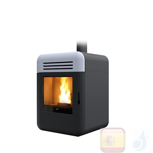 Estufa de pellets MCZ 8.0 kW Thema Air 8 M1 Blanco