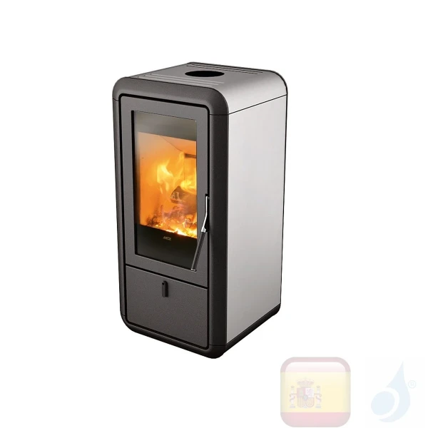 Estufa de leña MCZ 9.0 kW Kasai  Aluminio