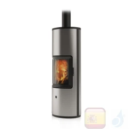 Estufa de leña MCZ 7.2 kW Stripe Overnight  Aluminio