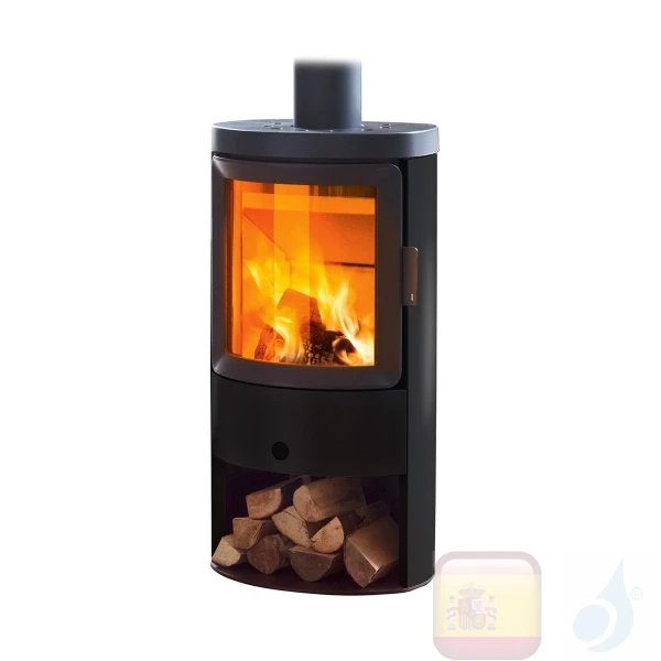 Estufa de leña MCZ 7.2 kW Thor  Negro