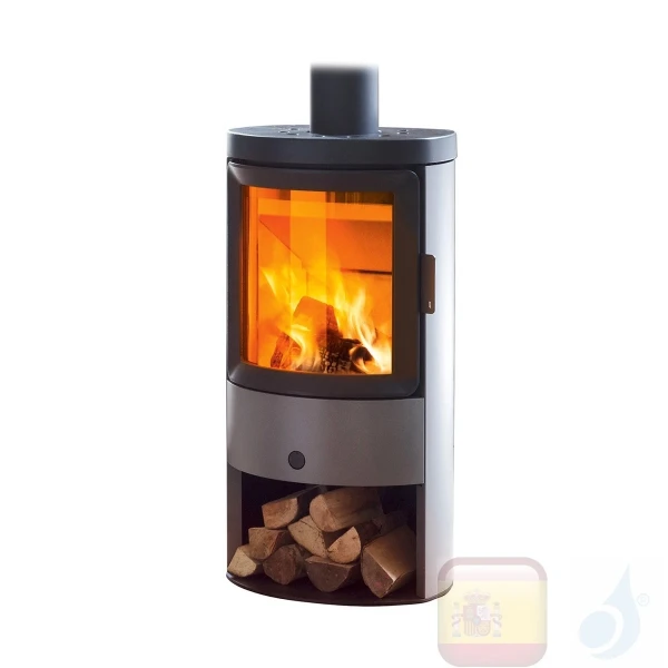 Estufa de leña MCZ 7.2 kW Thor  Plata