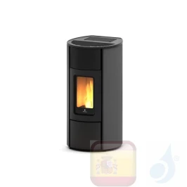 Estufa de pellets Ravelli 8.3 kW Flexi 9 Steel metal Gris