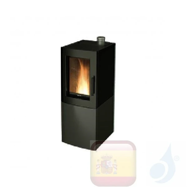 Estufa de pellets Ravelli 6.5 kW Alfa S metal Negro