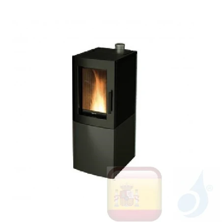 Estufa de pellets Ravelli 6.5 kW Alfa S metal Negro