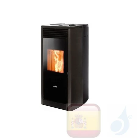 Estufa de pellets Ravelli 10 kW RV 100 cerámico Antracita
