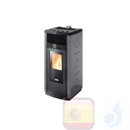 Estufa de pellets Ravelli 10.6 kW RV 120 TOUCH metal Negro
