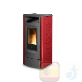 Estufa de pellets Ravelli 10.6 kW RV 120 TOUCH metal Bordeaux