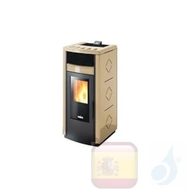 Estufa de pellets Ravelli 10.6 kW RV 120 TOUCH metal Bronce