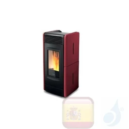 Estufa de pellets Ravelli 10.6 kW VITTORIA V cerámico Bordeaux