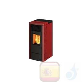 Ravelli Estufa de pellets R 70 6.4 kW Tipo de revestimiento cerámico Bordeaux A+ Ventilado