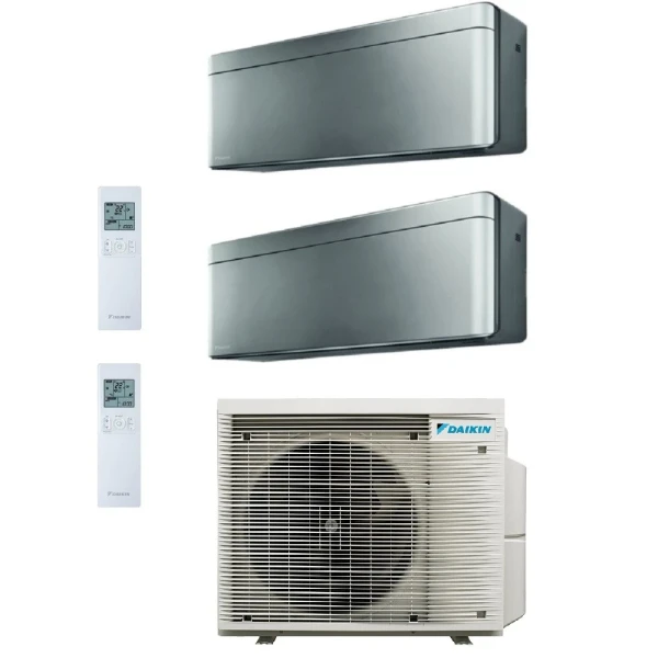 Daikin Dual Split FTXA20CS FTXA50CS 2MXM50A9 Stylish Total Silver