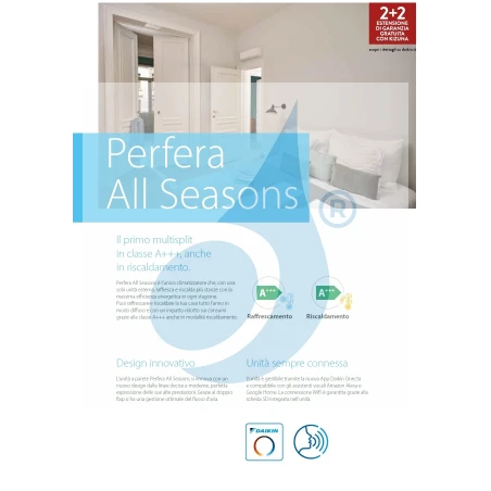Aire acondicionado Daikin Tres Split 7+9+12 Perfera Blanco 3MXM52A9
