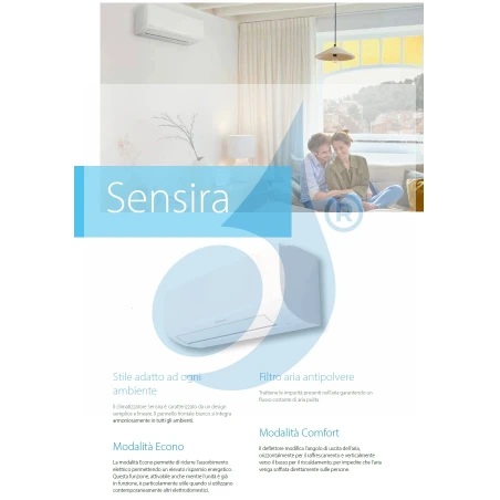 Aire acondicionado Daikin Mono Split FTXF25E RXF25E Sensira