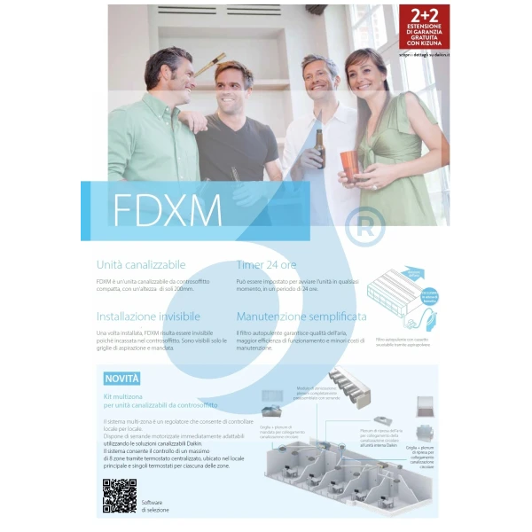 Aire acondicionado Daikin Mono Split 9000 FDXM25F9 RXM25R9 BRC4C65