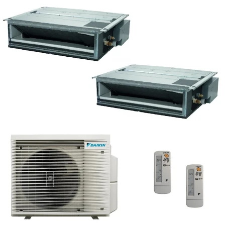 Aire acondicionado Daikin Dual Split 9+12 FDXM-F9 2MXM40A9 BRC4C65