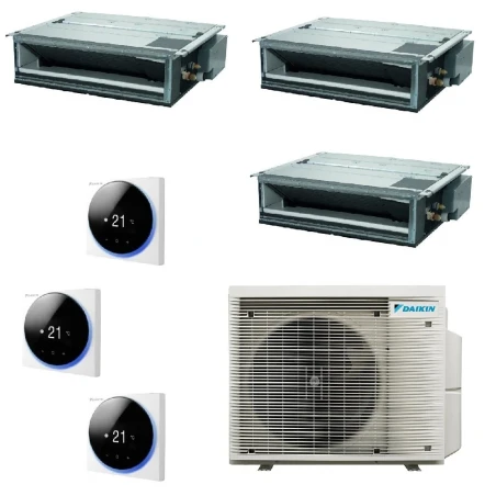 Aire acondicionado Daikin Tres Split 9+12+12 FDXM-F9 BRC1H52 3MXM52A9