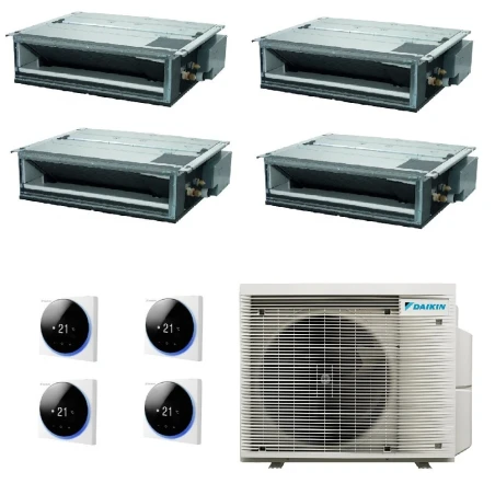 Daikin Cuatro Split 9+9+9+9 FDXM-F9 BRC1H52 4MXM80A9