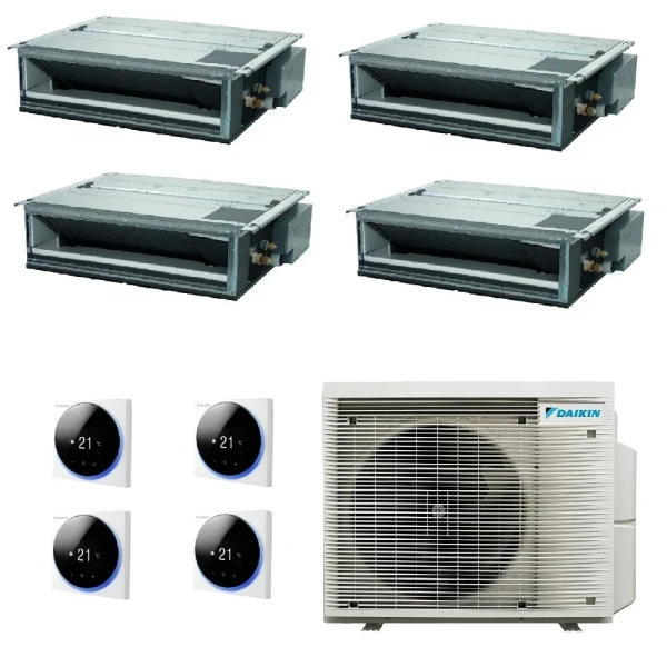 Daikin Cuatro Split 9+9+9+12 FDXM-F9 BRC1H52 4MXM80A9