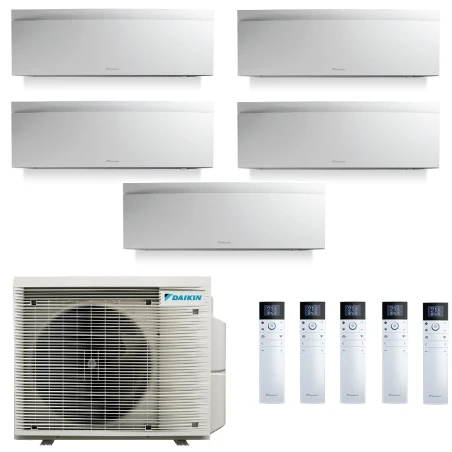 Aire acondicionado Daikin Cinco 9+9+9+9+18 Emura 3 Blanco 5MXM90A9
