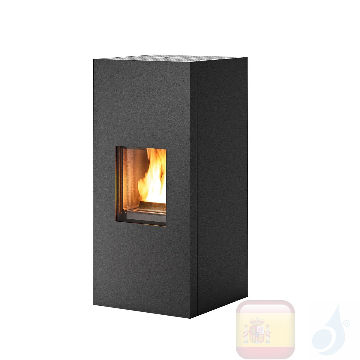 Estufa de pellets MCZ 8.1 kW Aike Comfort Air 8 M1 Negro