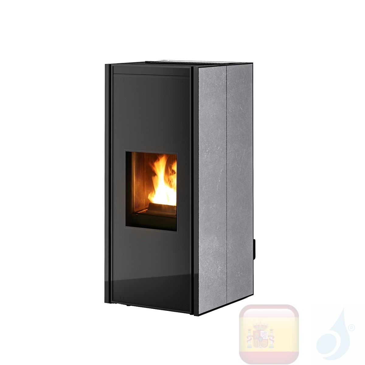 Estufa de pellets MCZ 8.1 kW Klin Comfort Air 8 M1 Roca